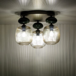 ZEN NEW BROWN BOTTI COGNAC LAMPA SUFITOWA 3xE14