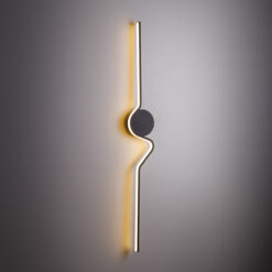 LORA BLACK KINKIET LED