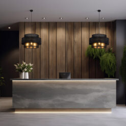 CALISTO BLACK LAMPA WISZACA 3  500