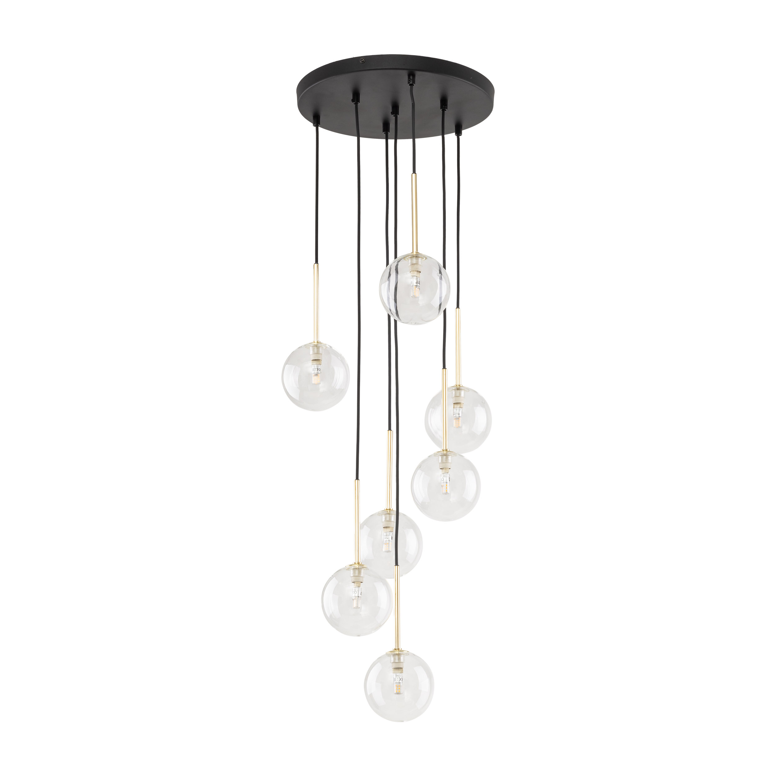 NILOS BLACK / GOLD LAMPA WISZĄCA 7 NILOS BLACK / GOLD LAMPA WISZĄCA 7